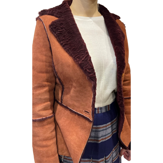 Lambskin Bronze Red Jacket