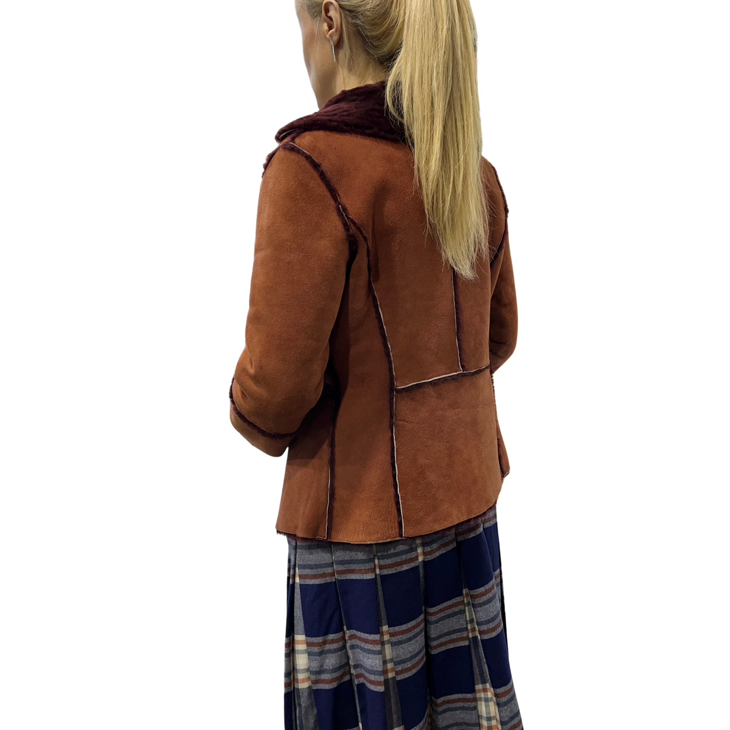 Lambskin Bronze Red Jacket