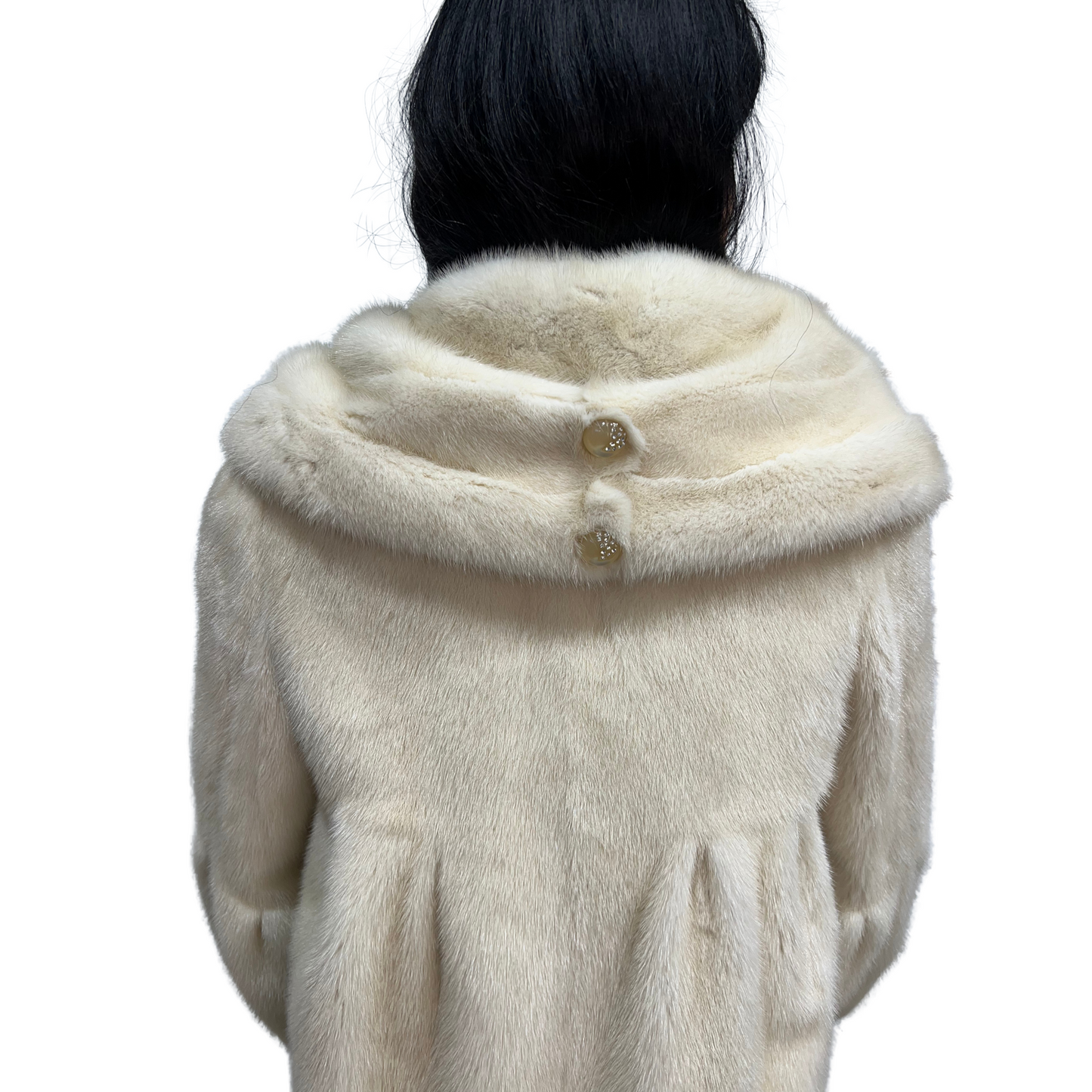 The Luxurious Noble Ivory Faux Fur Coat