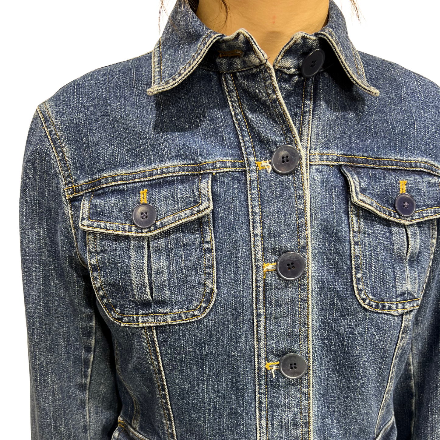 Vintage Jones New York Sport Stretch Denim Jacket