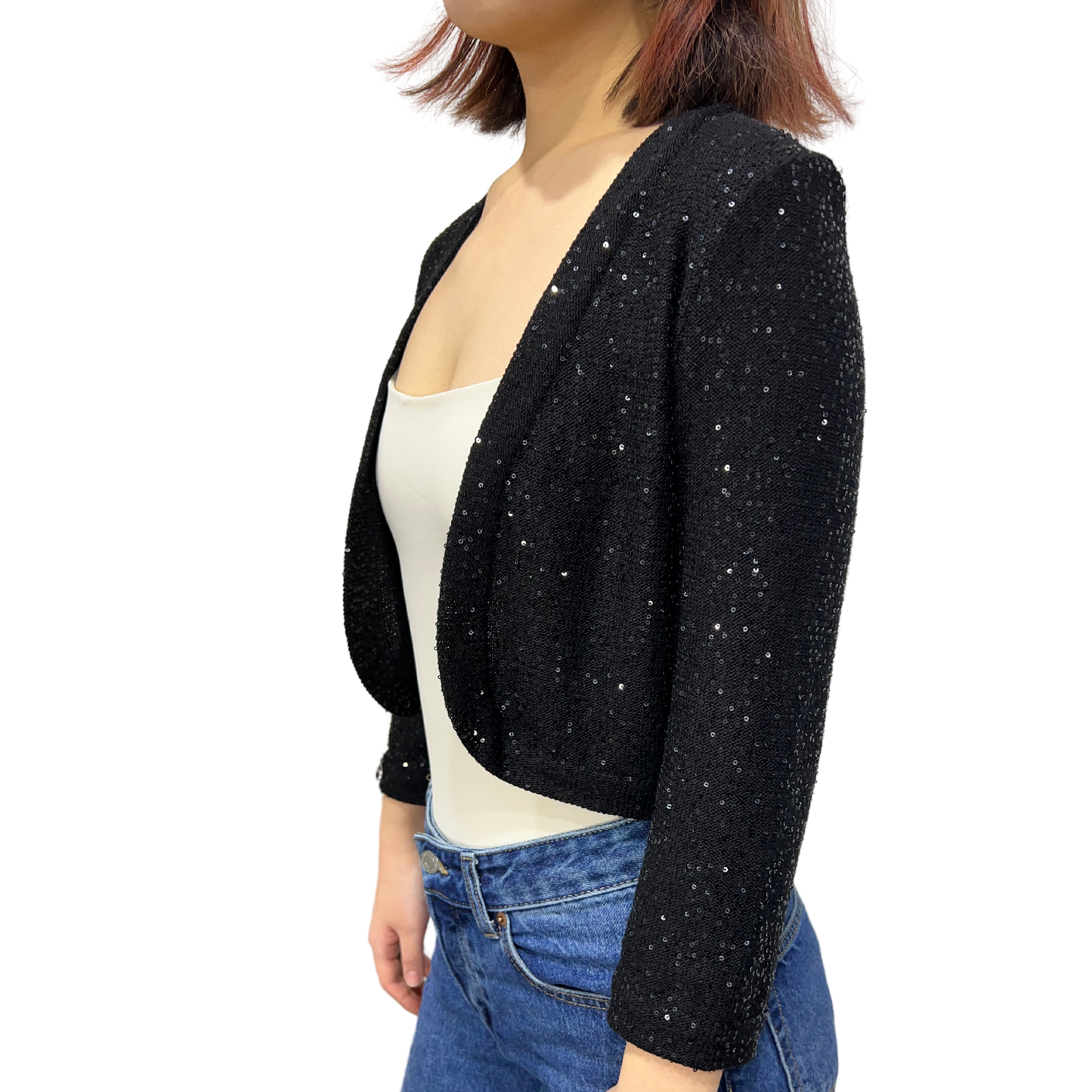 Oscar de la Renta Vintage Sequined Cardigan