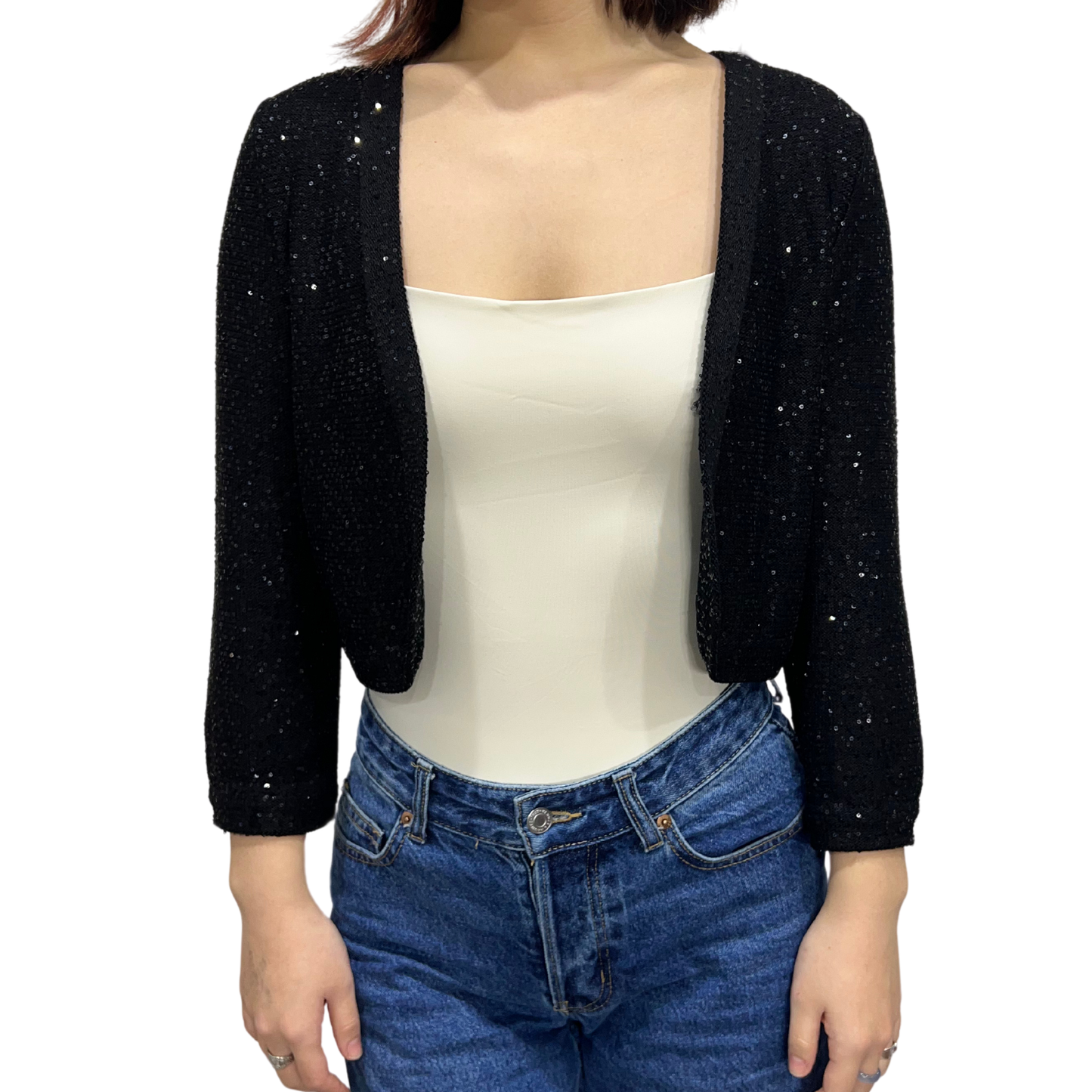 Oscar de la Renta Vintage Sequined Cardigan