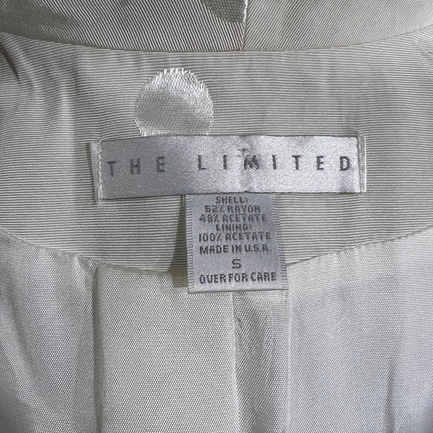 Vintage "The Limited" Ivory Blazer*