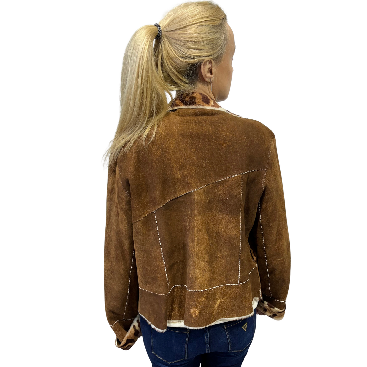 Shearling Brown Women's Italian DIBI Jacket