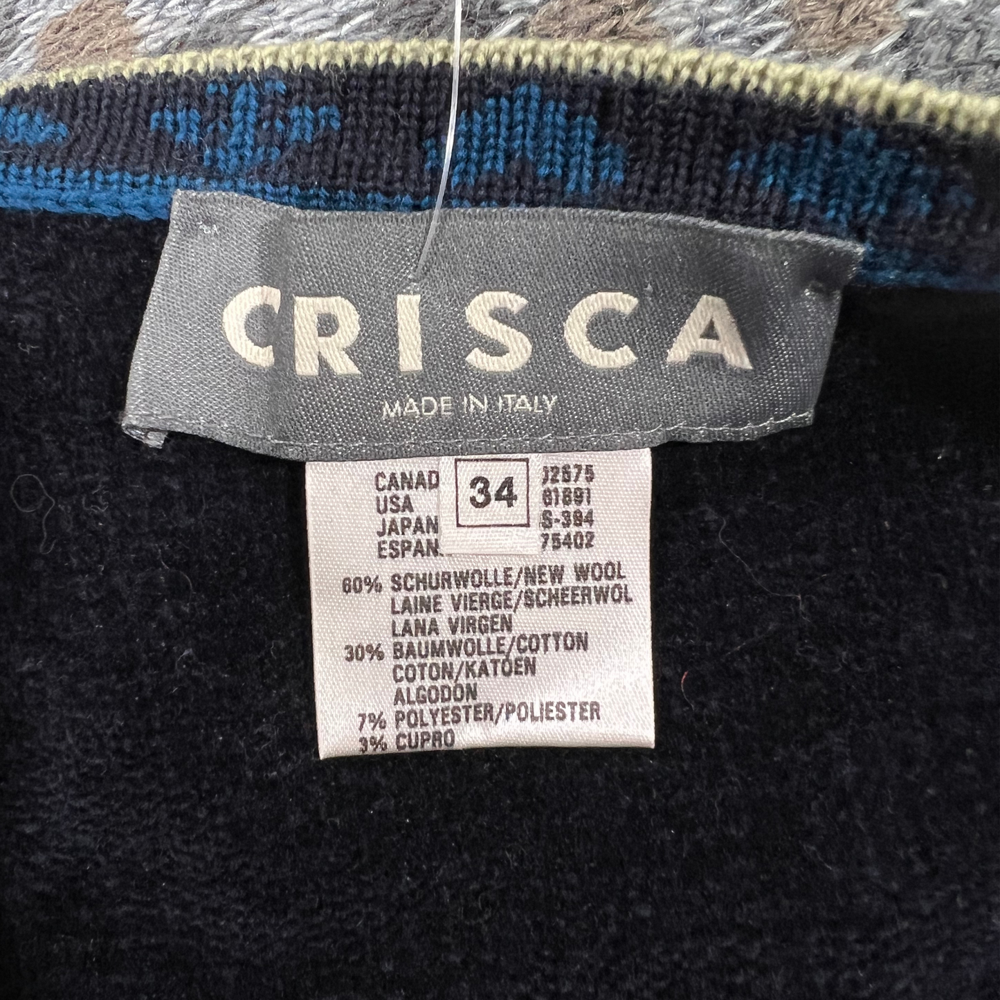 Crisca Vintage Cardigan